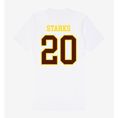 Western Michigan - NCAA Women's Basketball : Kailey Starks - Women's V-Neck T-Shirt-1
