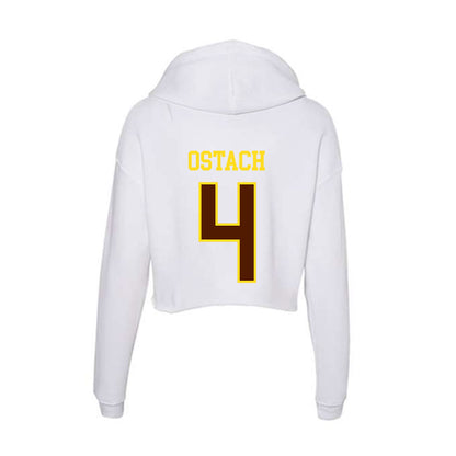 Western Michigan - NCAA Softball : Parker Ostach - Women's Crop Fleece Hoodie-1