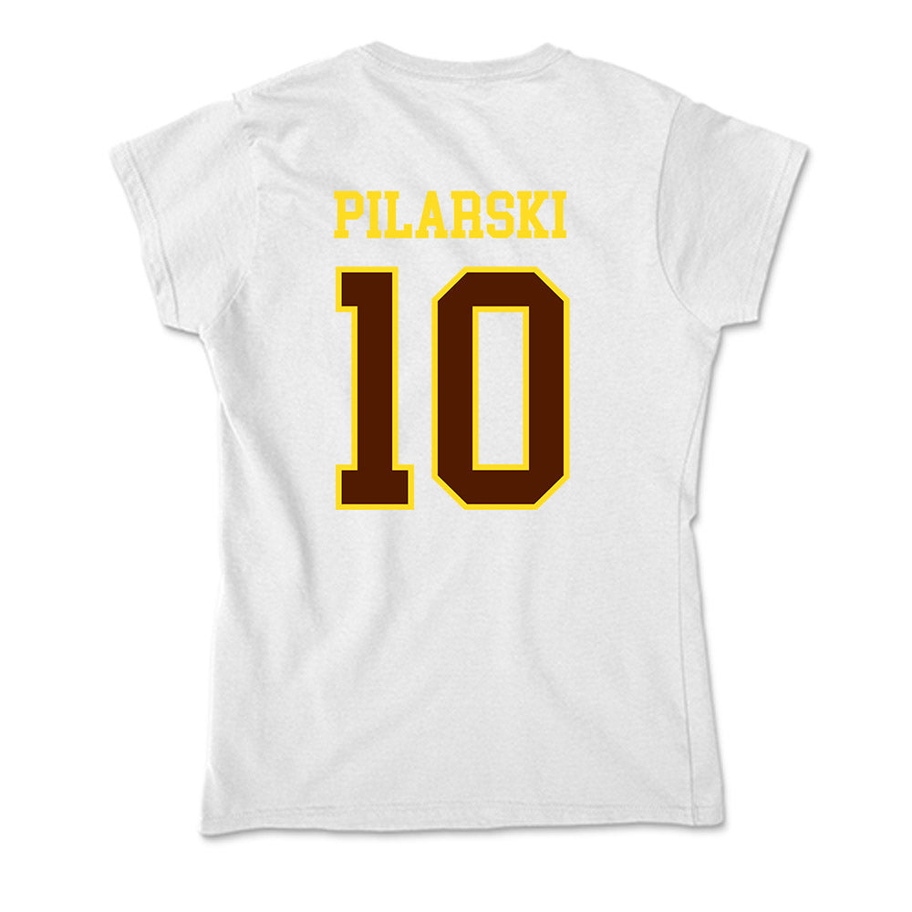Western Michigan - NCAA Baseball : Mason Pilarski - Soft Style Women’s T-Shirt-1