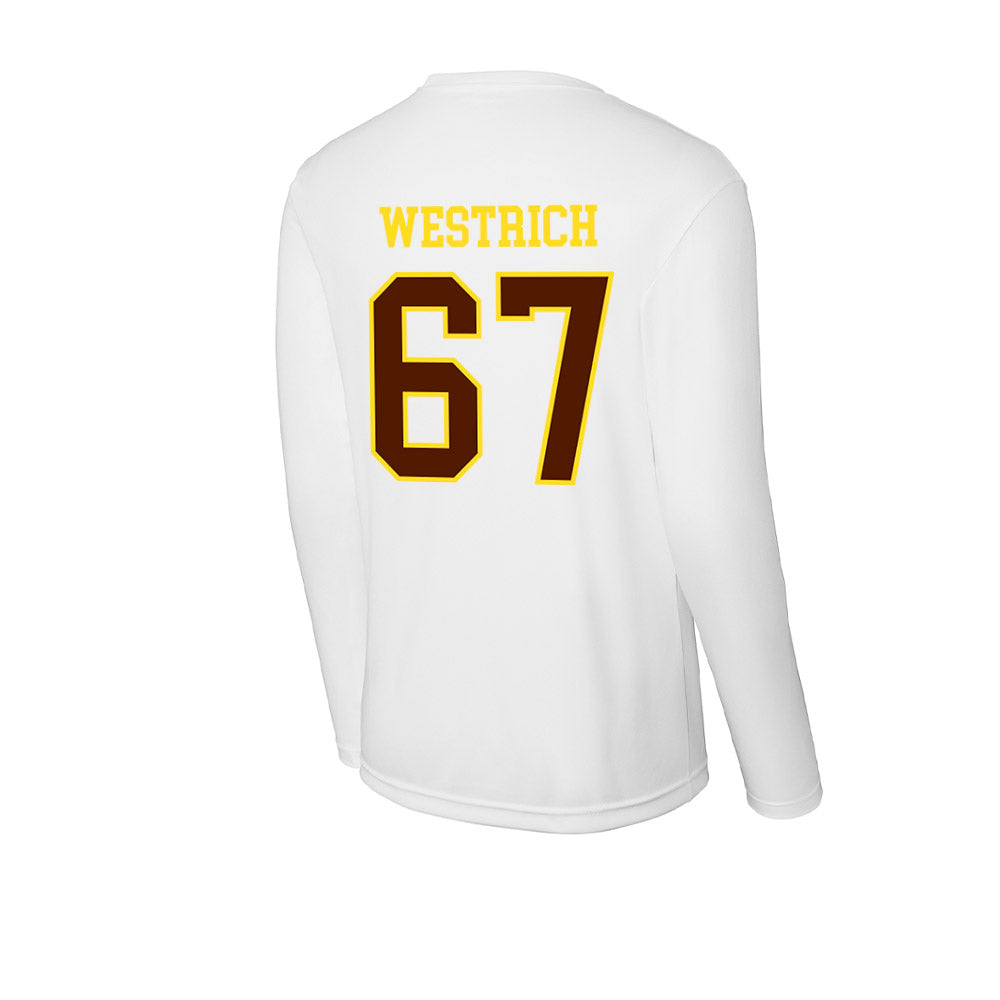 Western Michigan - NCAA Football : Ryan Westrich - Activewear Long Sleeve T-Shirt-1