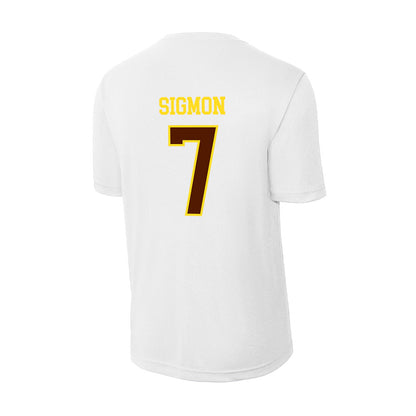 Western Michigan - NCAA Men's Basketball : Jordan Sigmon - Activewear T-Shirt-1