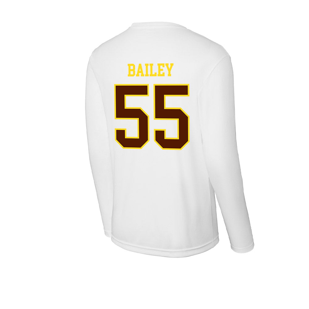 Western Michigan - NCAA Football : Jacob Bailey - Activewear Long Sleeve T-Shirt-1