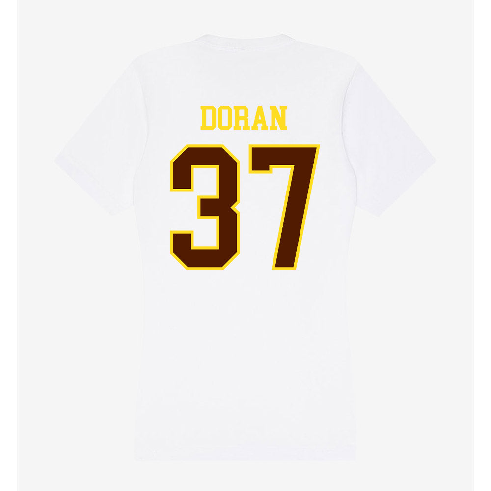 Western Michigan - NCAA Baseball : Turner Doran - Women's V-Neck T-Shirt-1