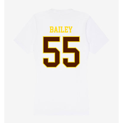 Western Michigan - NCAA Football : Jacob Bailey - Women's V-Neck T-Shirt-1