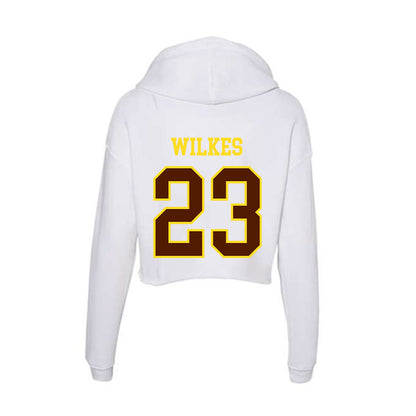 Western Michigan - NCAA Women's Basketball : Ariana Wilkes - Women's Crop Fleece Hoodie-1