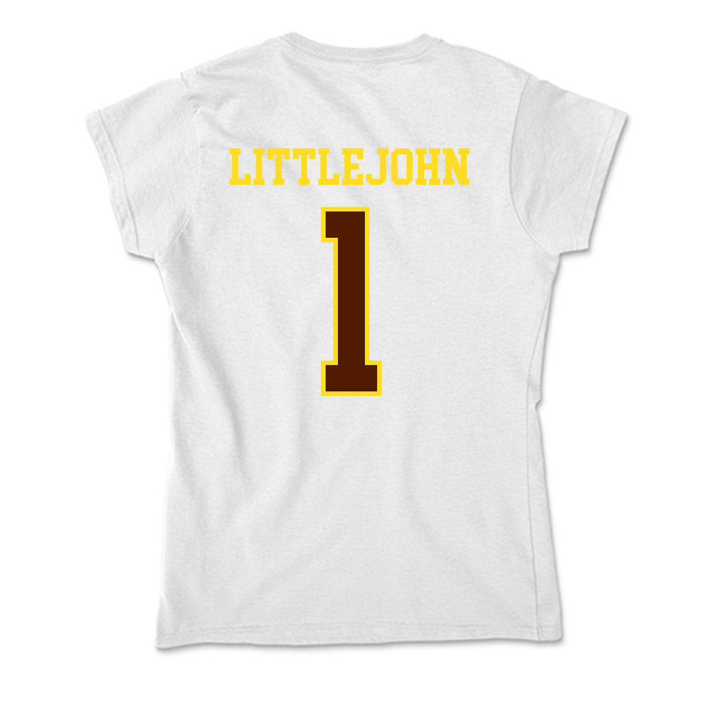 Western Michigan - NCAA Football : Emazon Littlejohn - Soft Style Women’s T-Shirt-1