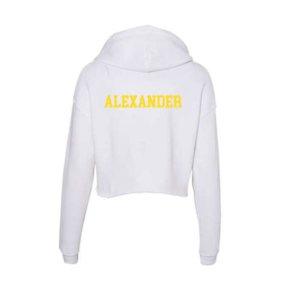 Western Michigan - NCAA Football : Blair Alexander - Women's Crop Fleece Hoodie-1