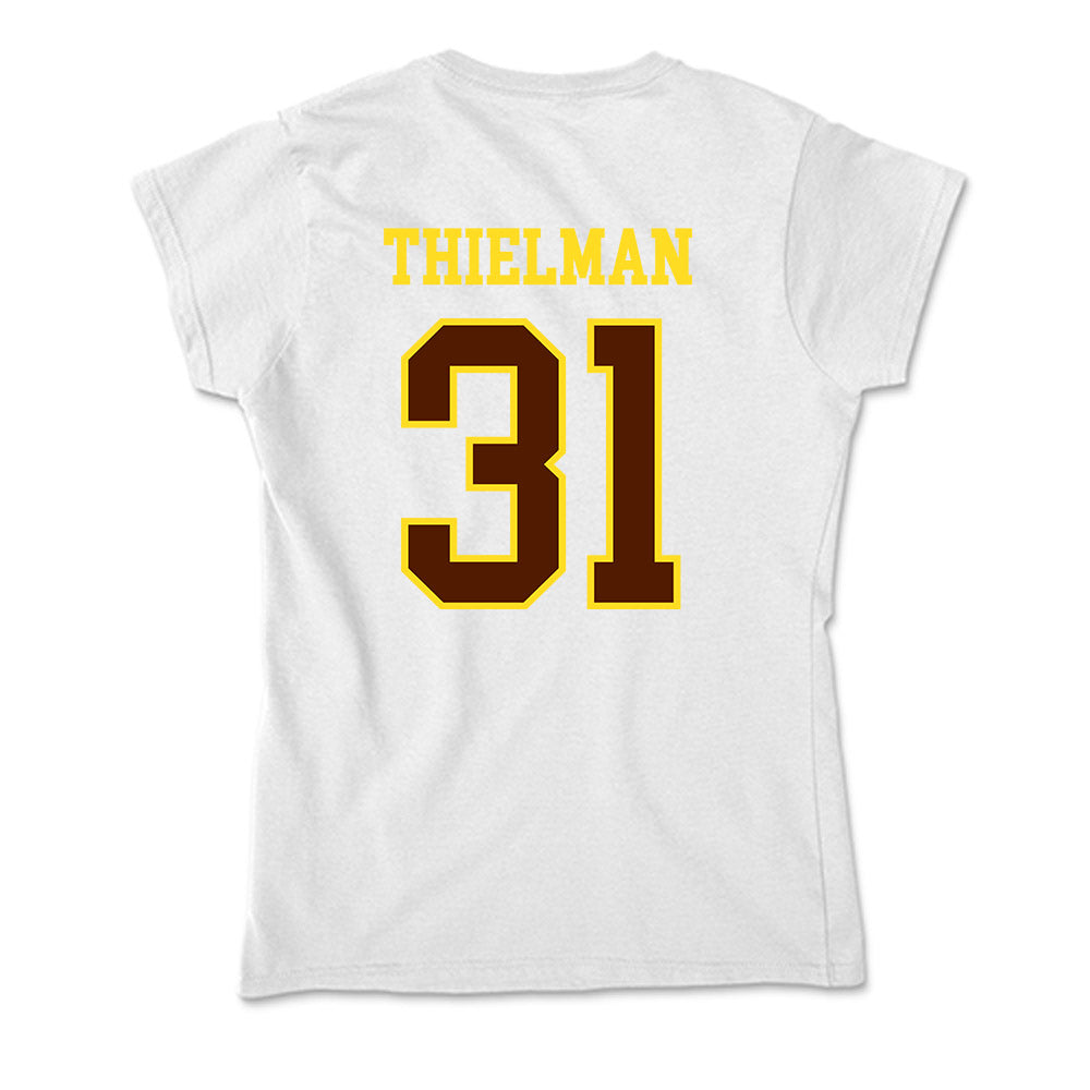 Western Michigan - NCAA Baseball : Avery Thielman - Soft Style Women’s T-Shirt-1