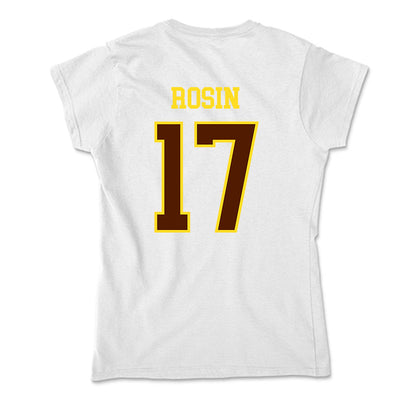 Western Michigan - NCAA Men's Soccer : Alex Rosin - Soft Style Women’s T-Shirt-1