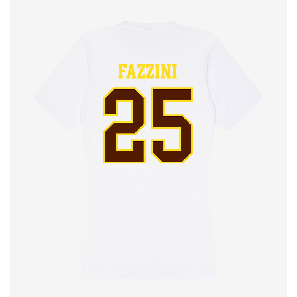 Western Michigan - NCAA Softball : Casey Fazzini - Women's V-Neck T-Shirt-1