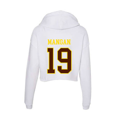 Western Michigan - NCAA Men's Soccer : Connor Mangan - Women's Crop Fleece Hooded Sweatshirt-1