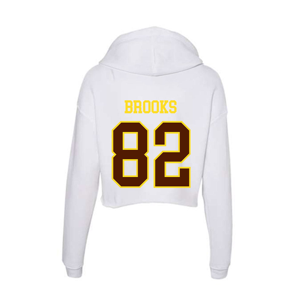 Western Michigan - NCAA Football : Baylin Brooks - Women's Crop Fleece Hoodie-1