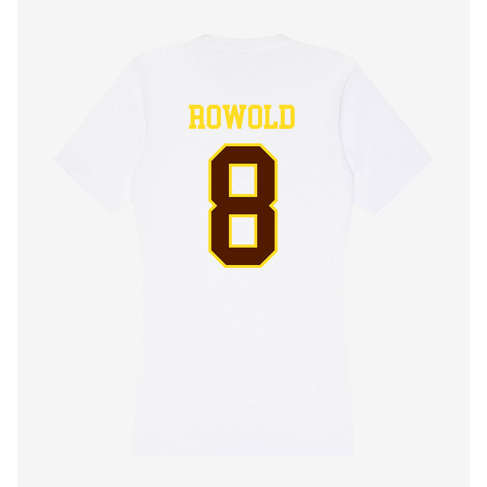Western Michigan - NCAA Baseball : Jacob Rowold - Women's V-Neck T-Shirt-1