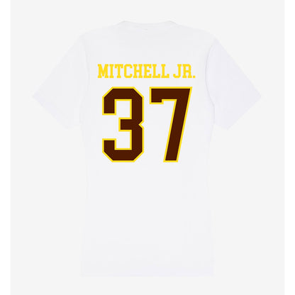Western Michigan - NCAA Football : Carlos Mitchell Jr. - Women's V-Neck T-Shirt-1