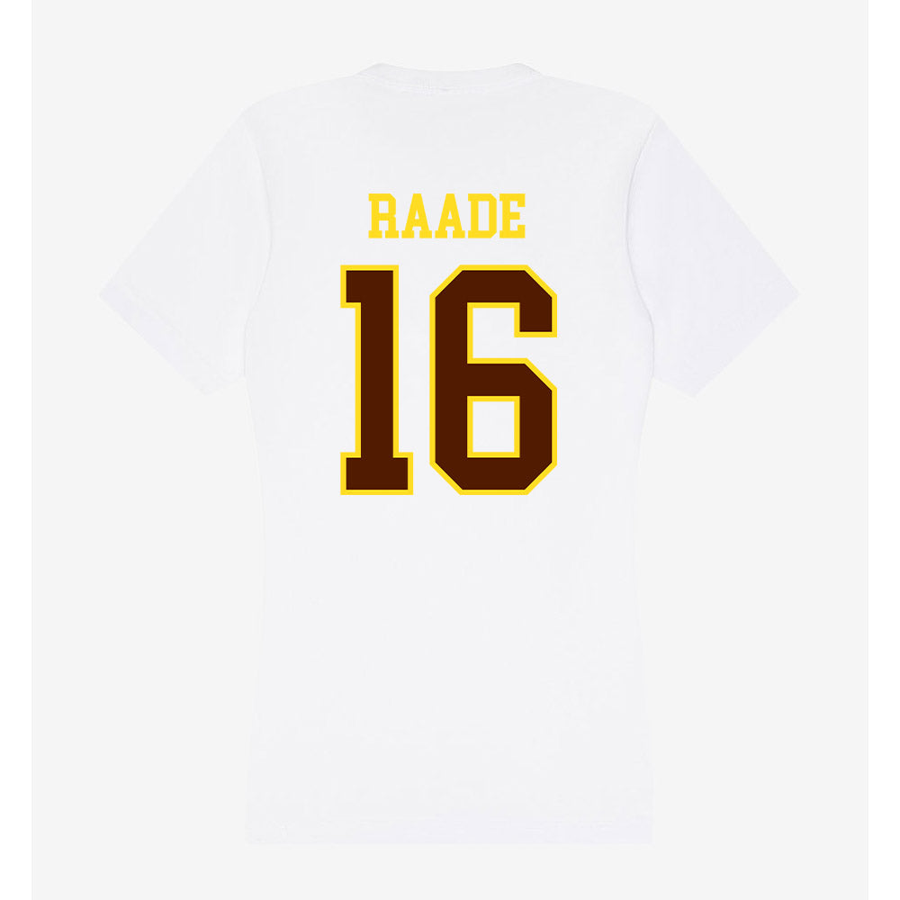 Western Michigan - NCAA Baseball : Trevor Raade - Women's V-Neck T-Shirt-1