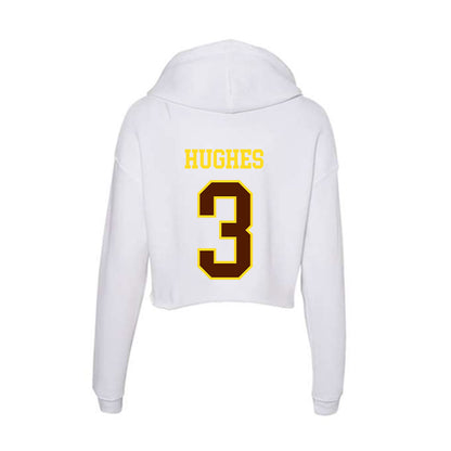 Western Michigan - NCAA Football : Harper Hughes - Women's Crop Fleece Hoodie-1