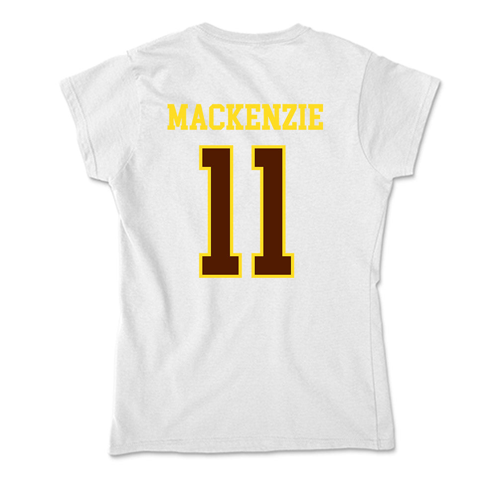 Western Michigan - NCAA Men's Ice Hockey : Tyler MacKenzie - Soft Style Women’s T-Shirt-1