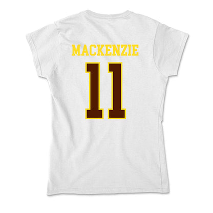 Western Michigan - NCAA Men's Ice Hockey : Tyler MacKenzie - Soft Style Women’s T-Shirt-1