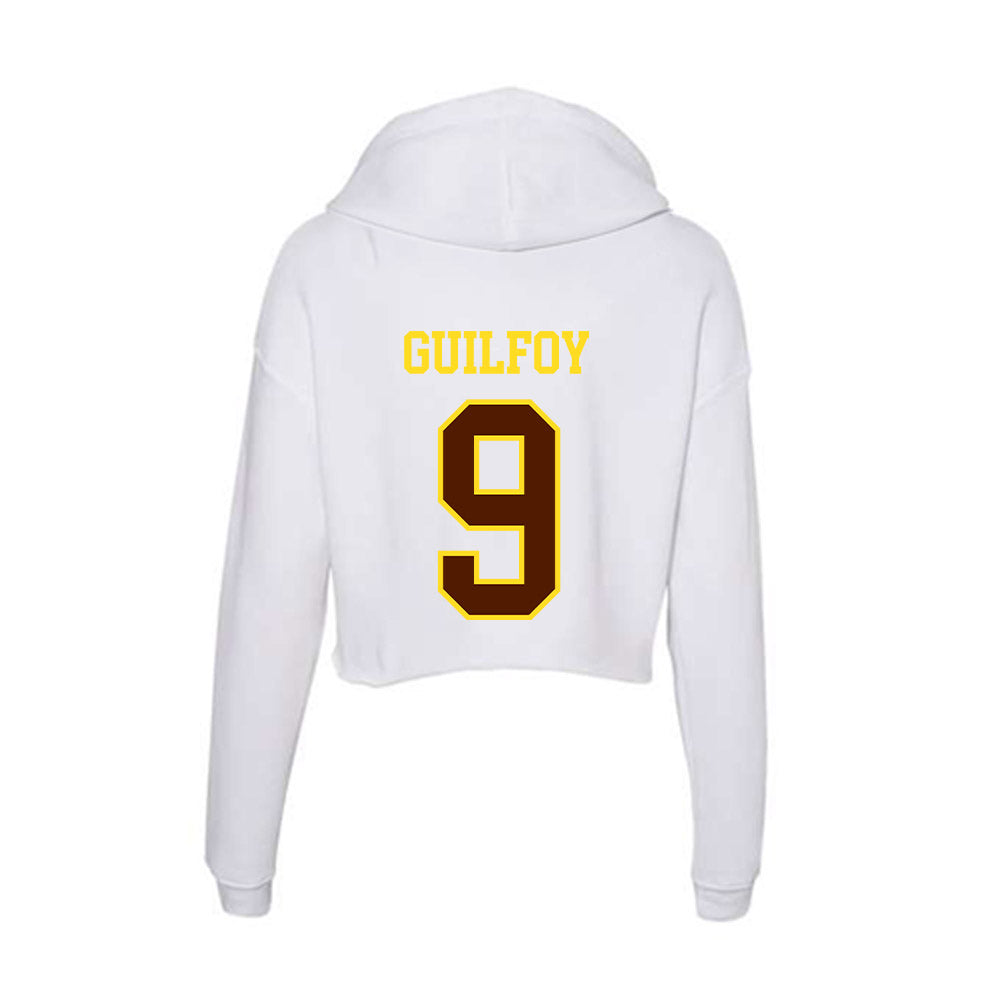 Western Michigan - NCAA Women's Volleyball : Ellla Guilfoy - Women's Crop Fleece Hoodie-1
