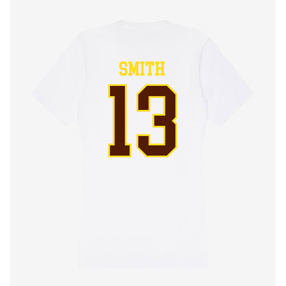 Western Michigan - NCAA Men's Soccer : Liam Smith - Women's V-Neck T-Shirt-1
