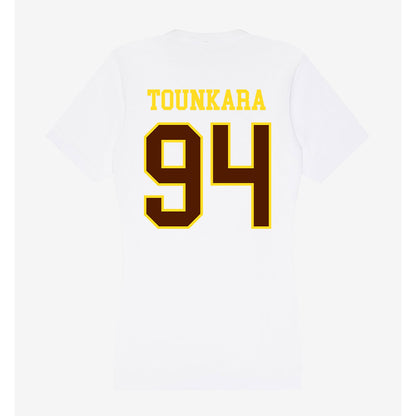 Western Michigan - NCAA Football : Ahmed Tounkara - Women's V-Neck T-Shirt-1