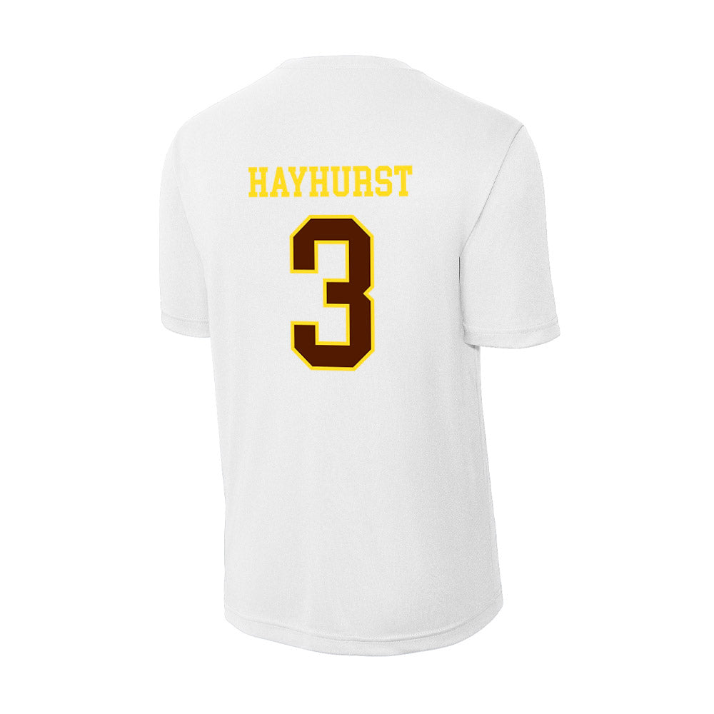 Western Michigan - NCAA Men's Basketball : Tanner Hayhurst - Activewear T-Shirt-1