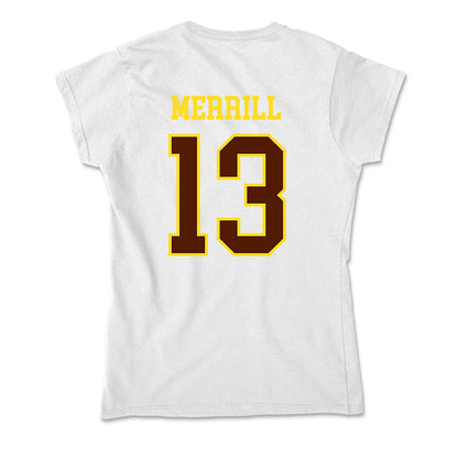 Western Michigan - NCAA Softball : Jadeyn Merrill - Soft Style Women’s T-Shirt-1