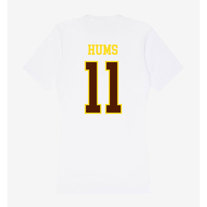 Western Michigan - NCAA Baseball : Cooper Hums - Women's V-Neck T-Shirt-1