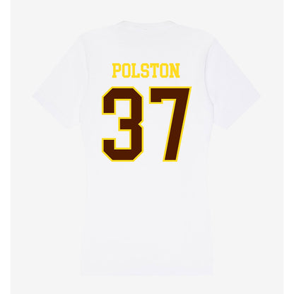 Western Michigan - NCAA Men's Ice Hockey : Michael Polston - Women's V-Neck T-Shirt-1