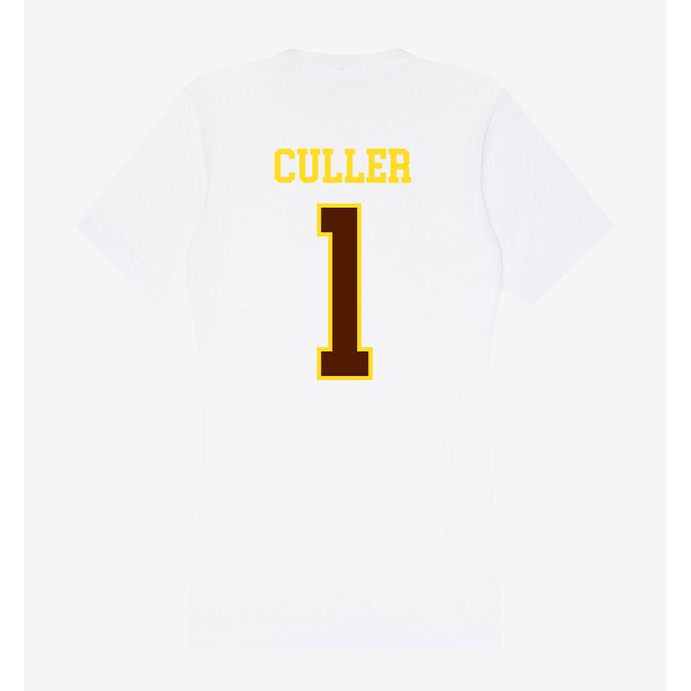 Western Michigan - NCAA Women's Volleyball : Keely Culler - Women's V-Neck T-Shirt-1