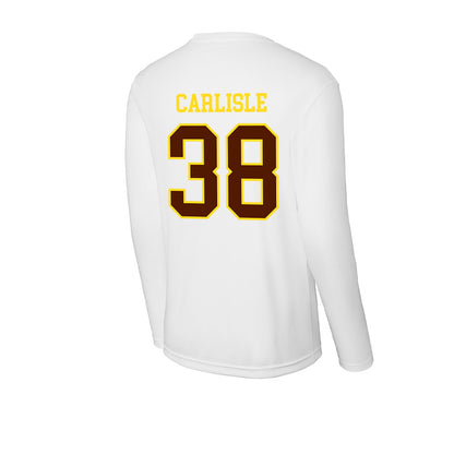 Western Michigan - NCAA Baseball : Sam Carlisle - Activewear Long Sleeve T-Shirt-1