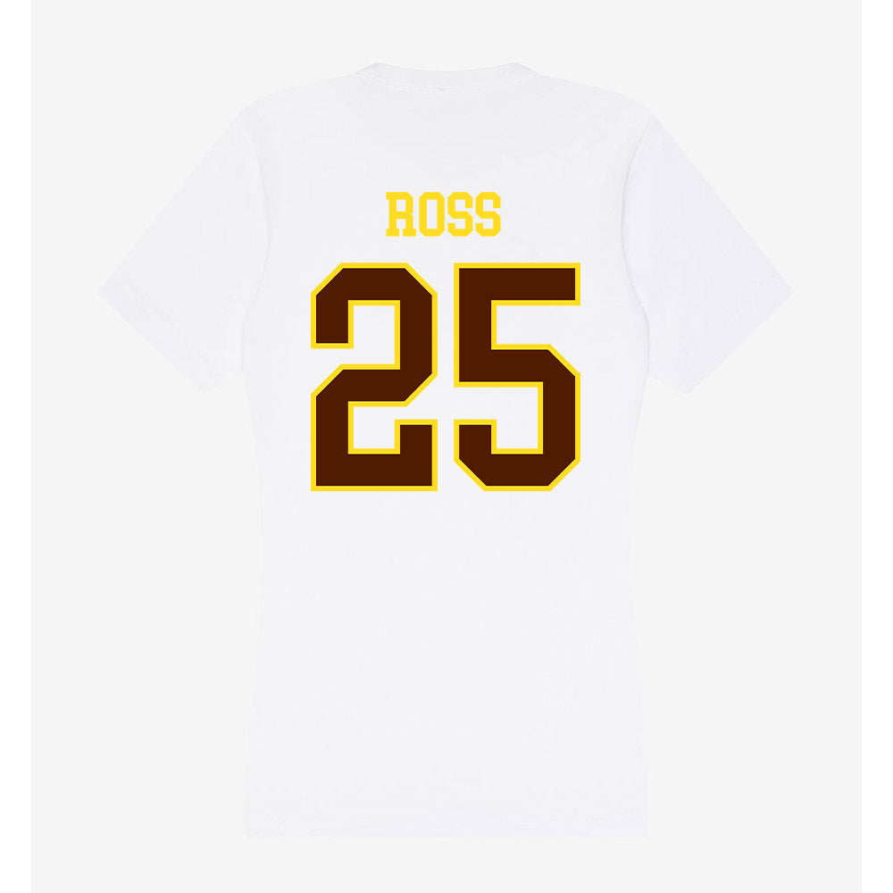 Western Michigan - NCAA Baseball : Jake Ross - Women's V-Neck T-Shirt-1