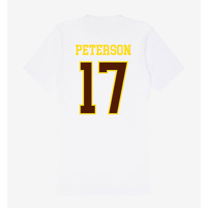 Western Michigan - NCAA Women's Soccer : Laney Peterson - Women's V-Neck T-Shirt-1