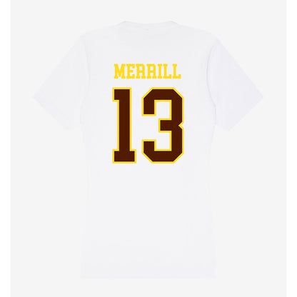 Western Michigan - NCAA Softball : Jadeyn Merrill - Women's V-Neck T-Shirt-1
