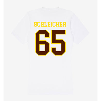 Western Michigan - NCAA Football : Jeremy Schleicher - Women's V-Neck T-Shirt-1