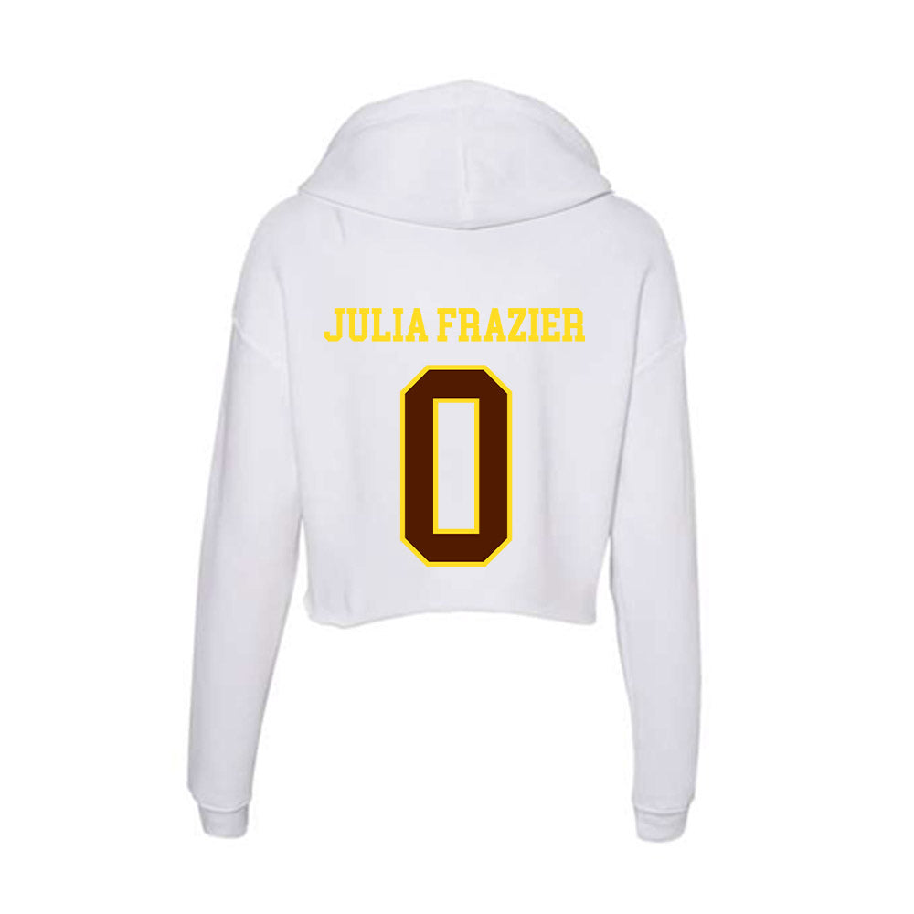 Western Michigan - NCAA Women's Tennis : Julia Julia Frazier - Women's Crop Fleece Hoodie-1