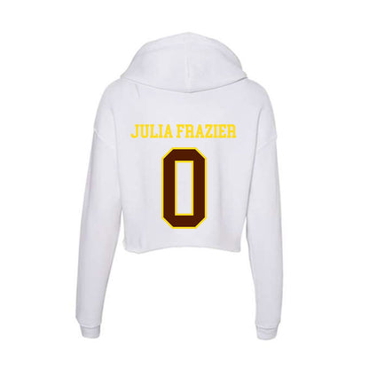 Western Michigan - NCAA Women's Tennis : Julia Julia Frazier - Women's Crop Fleece Hoodie-1