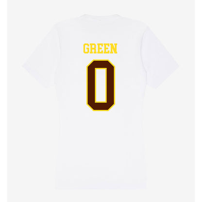 Western Michigan - NCAA Football : AJ Green - Women's V-Neck T-Shirt-1