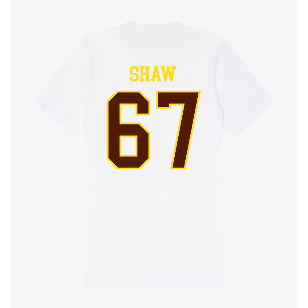 Western Michigan - NCAA Football : Trevor Shaw - Women's V-Neck T-Shirt-1