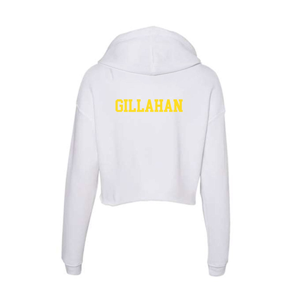 Western Michigan - NCAA Women's Cross Country : Shannon Gillahan - Women's Crop Fleece Hoodie-1