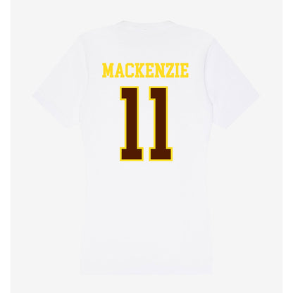 Western Michigan - NCAA Men's Ice Hockey : Tyler MacKenzie - Women's V-Neck T-Shirt-1