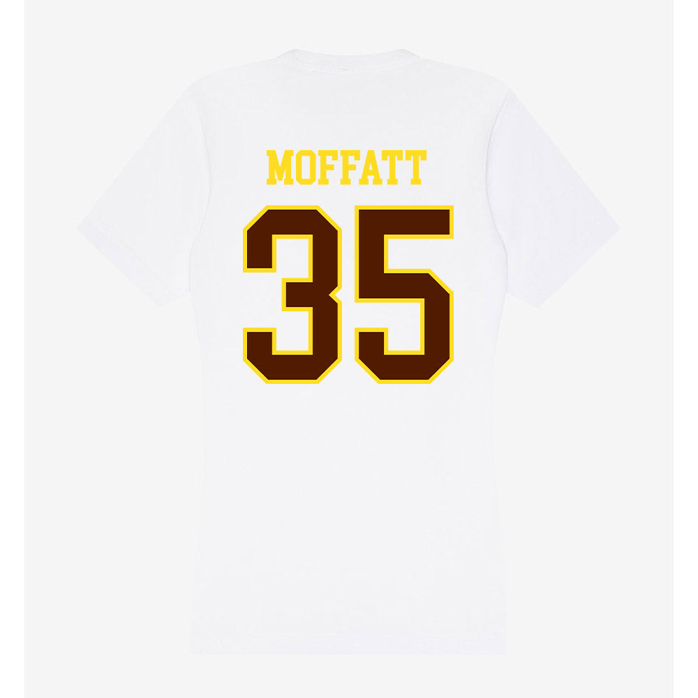 Western Michigan - NCAA Men's Ice Hockey : Gavin Moffatt - Women's V-Neck T-Shirt-1
