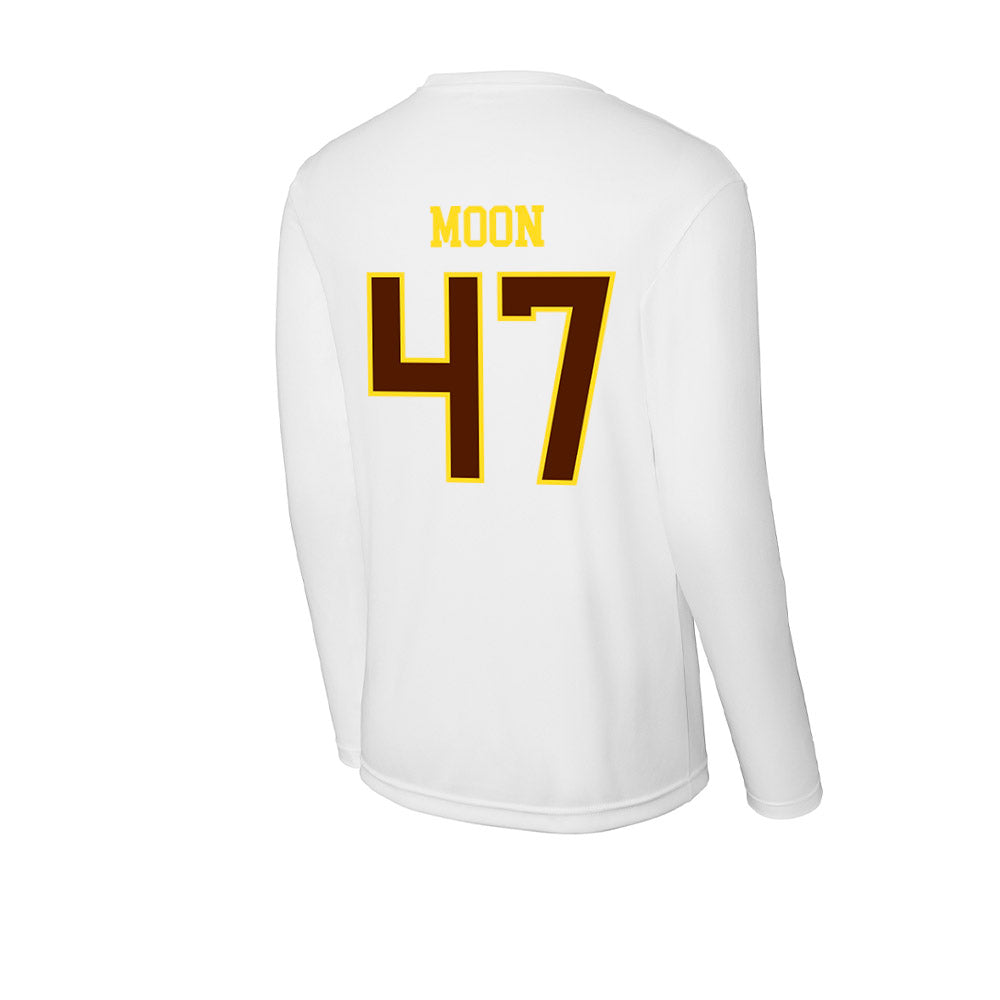 Western Michigan - NCAA Football : Domanick Moon - Activewear Long Sleeve T-Shirt-1