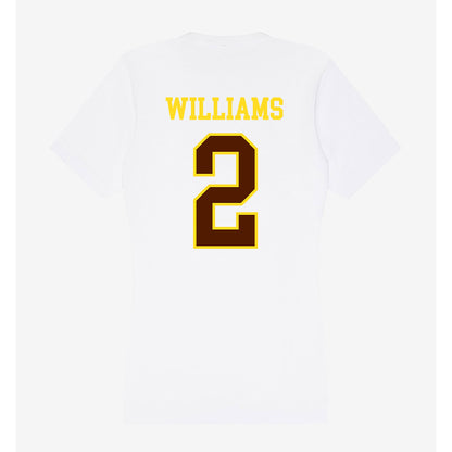 Western Michigan - NCAA Football : Popeye Williams - Women's V-Neck T-Shirt-1