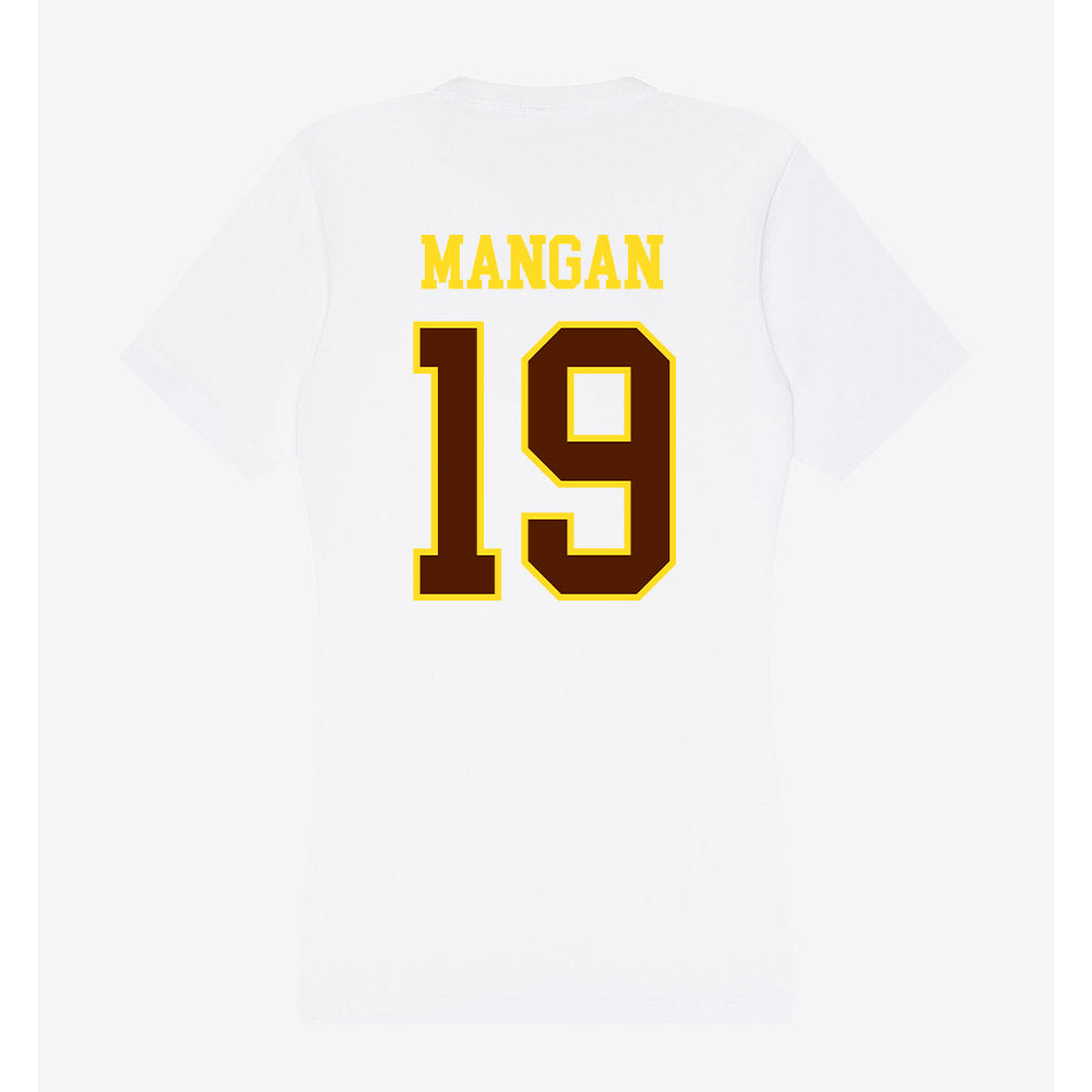 Western Michigan - NCAA Men's Soccer : Connor Mangan - Women's V-Neck T-Shirt-1
