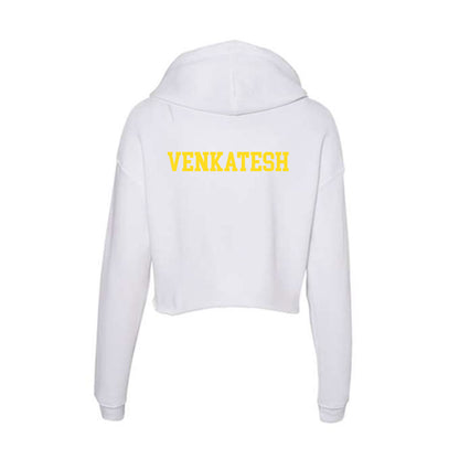 Western Michigan - NCAA Women's Golf : Saanvi Venkatesh - Women's Crop Fleece Hoodie-1