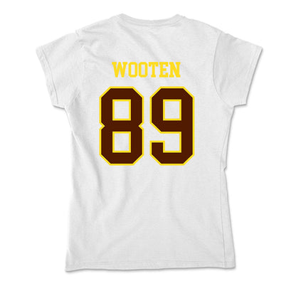Western Michigan - NCAA Football : Brennan Wooten - Soft Style Women’s T-Shirt-1