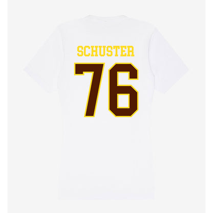 Western Michigan - NCAA Football : Chad Schuster - Women's V-Neck T-Shirt-1