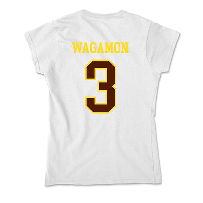 Western Michigan - NCAA Women's Soccer : RJ Wagamon - Soft Style Women’s T-Shirt-1