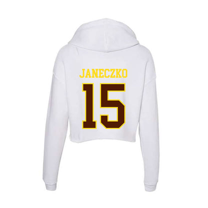 Western Michigan - NCAA Softball : Liliana Janeczko - Women's Crop Fleece Hoodie-1